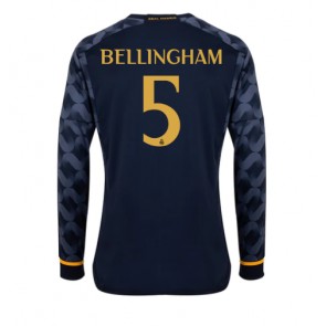 Real Madrid Jude Bellingham #5 Replica Away Stadium Shirt 2023-24 Long Sleeve
